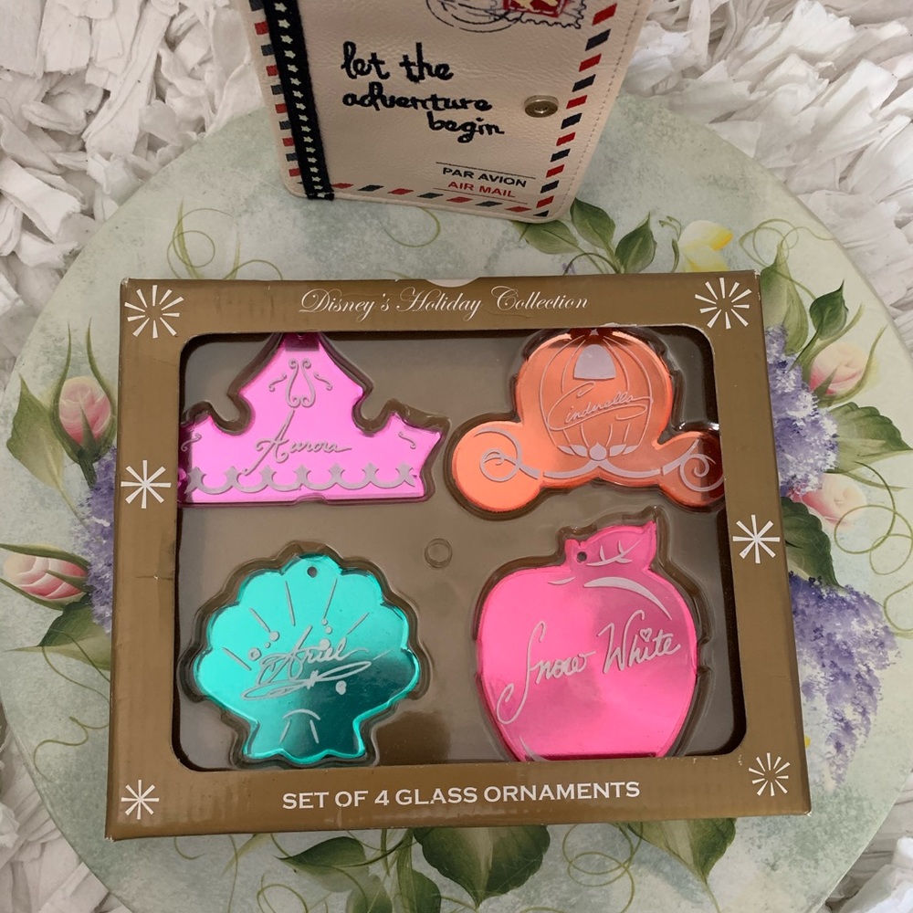Disney set of 4 Christmas Ornaments